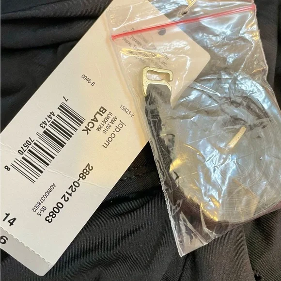 NWT a.n.a. black bathing suit with removable strap size 14 - Picture 5 of 7